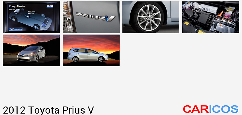 Toyota Prius V | 2012MY | | Central Console