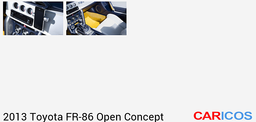 Toyota FR-86 Open Concept (2013) | Central Console