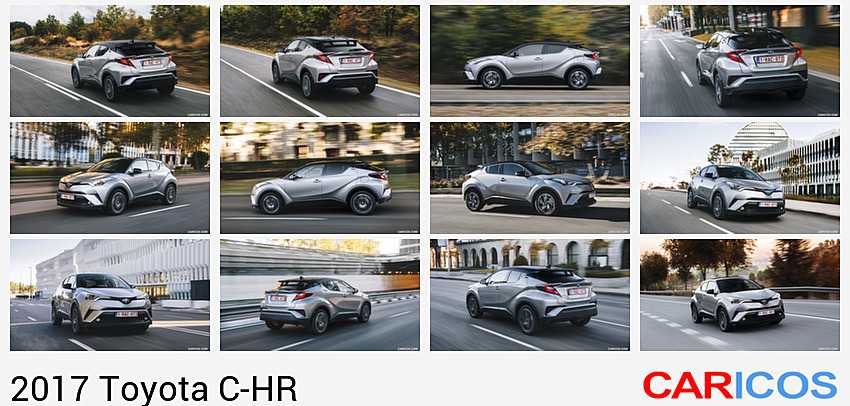 Toyota C-HR | 2017MY | Rear Three-Quarter