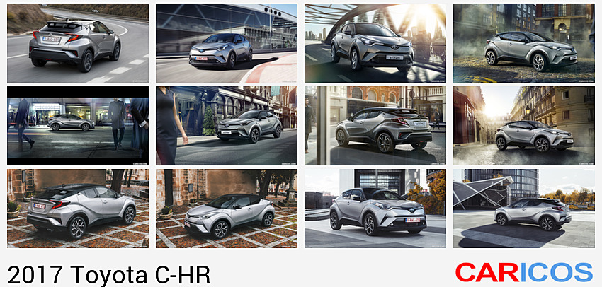 Toyota C-HR | 2017MY | Rear Three-Quarter