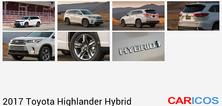 Toyota Highlander Hybrid | 2017MY |  Limited Platinum | Front Three-Quarter