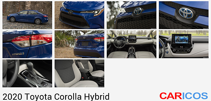Toyota Corolla Hybrid | 2020MY |  LE (Color: Blue Crush Metallic) | Side