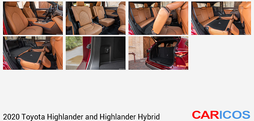 2020 Toyota Highlander Platinum Hybrid (Color: Ruby Flare Pearl) | Interior, Front Seats