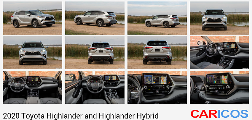 2020 Toyota Highlander XLE (Color: Silver Metallic) | Front Three-Quarter