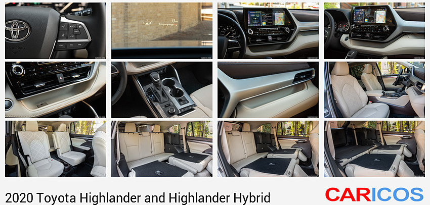 2020 Toyota Highlander Platinum (Color: Moon Dust) | Interior, Detail