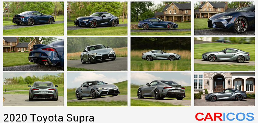 Toyota Supra | 2020MY |  (Color: Downshift Blue) | Rear Three-Quarter