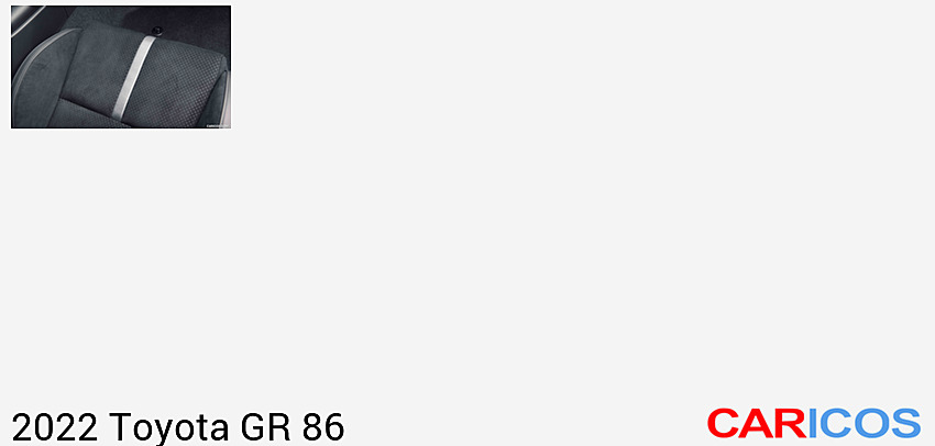 Toyota GR 86 | 2022MY | Interior, Seats