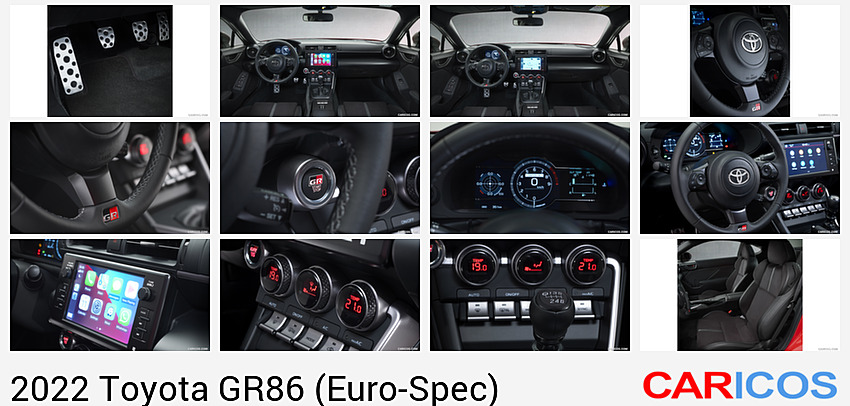 Toyota GR86 (Euro-Spec) | 2022MY | Pedals
