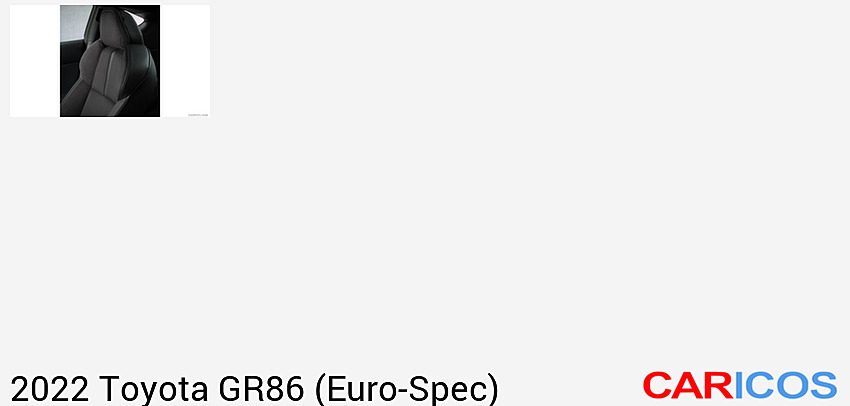 Toyota GR86 (Euro-Spec) | 2022MY | Interior, Seats