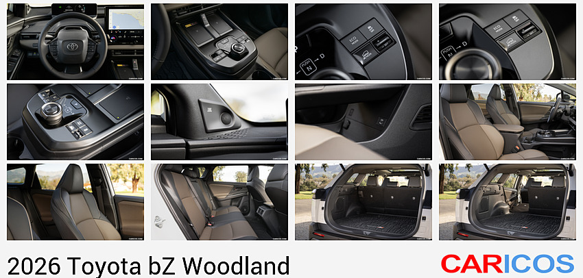 Toyota bZ Woodland | 2026MY |  Premium (Interior Color: Stone Brown) | Interior, Steering Wheel