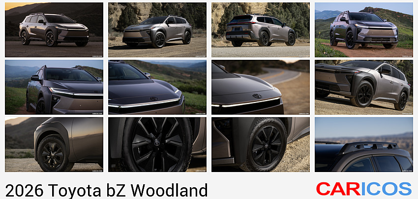 Toyota bZ Woodland | 2026MY |  Premium (Color: Bronze) | Front Three-Quarter