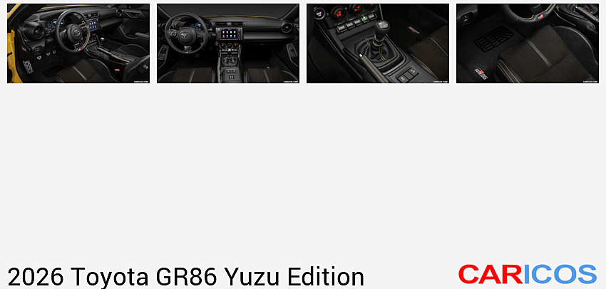 Toyota GR86 Yuzu Edition | 2026MY | Interior