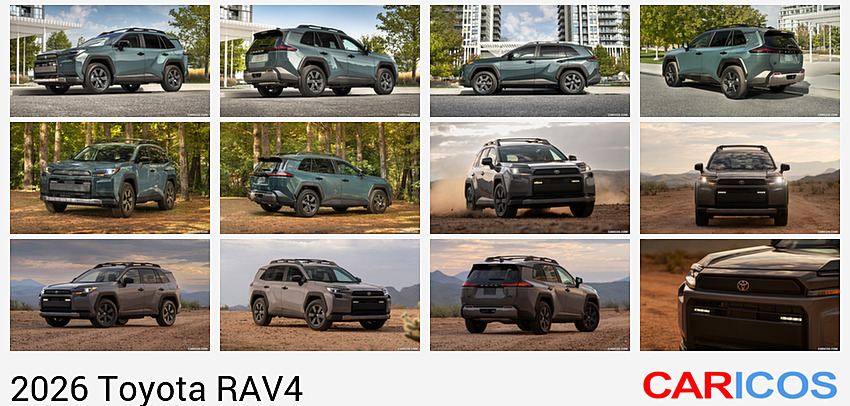 Toyota RAV4 | 2026MY |  Woodland | Front Three-Quarter