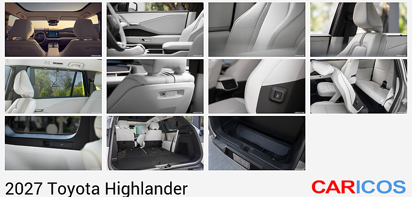 Toyota Highlander | 2027MY | Interior