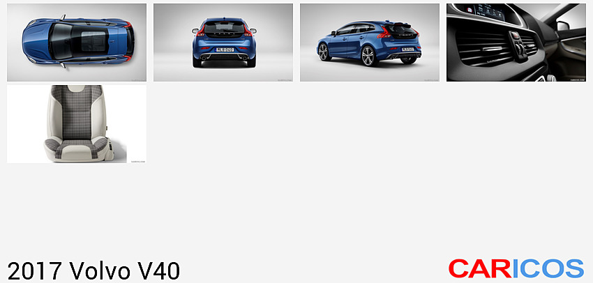 Volvo V40 | 2017MY |  T5 R-design | Top
