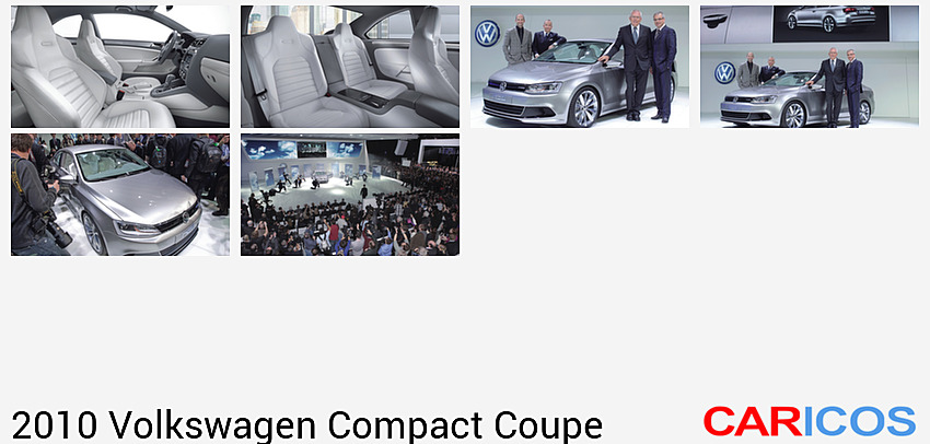 2010 Volkswagen New Compact Coupe  | Interior, Front Seats