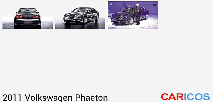 Volkswagen Phaeton | 2011MY | | Rear Angle