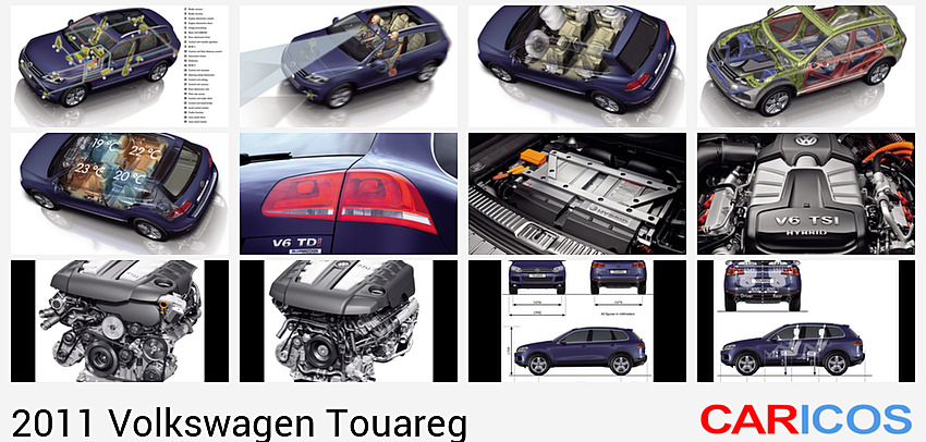 2011 VolksWagen Touareg | Technical Drawing
