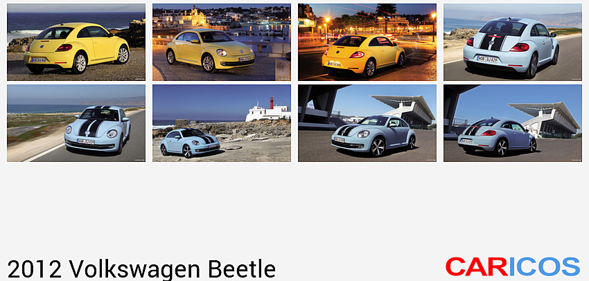 Volkswagen Beetle | 2012MY |  Yellow | Rear