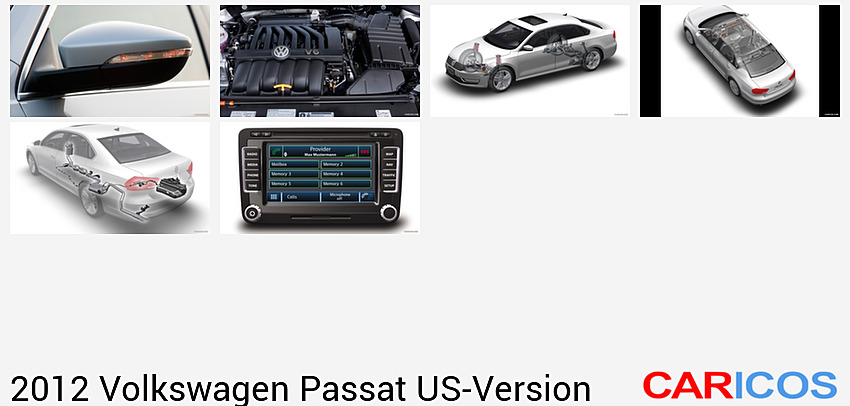 2012 VW Passat (US-Version)  | Mirror