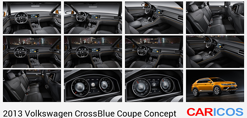 2013 Volkswagen CrossBlue Coupé SUV Concept  | Interior