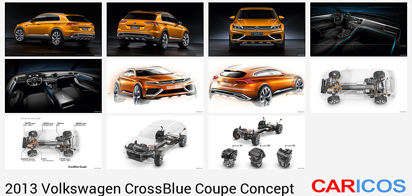 2013 Volkswagen CrossBlue Coupé SUV Concept  | Rear