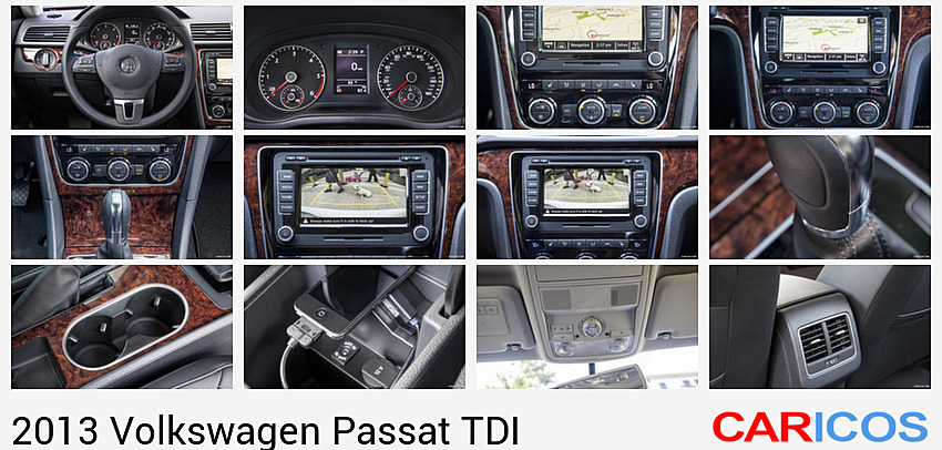 Volkswagen Passat TDI SEL (2013)  | Interior Steering Wheel