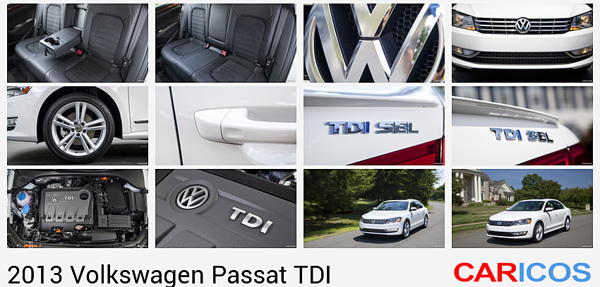 Volkswagen Passat TDI SEL (2013)  | Interior Rear Seats