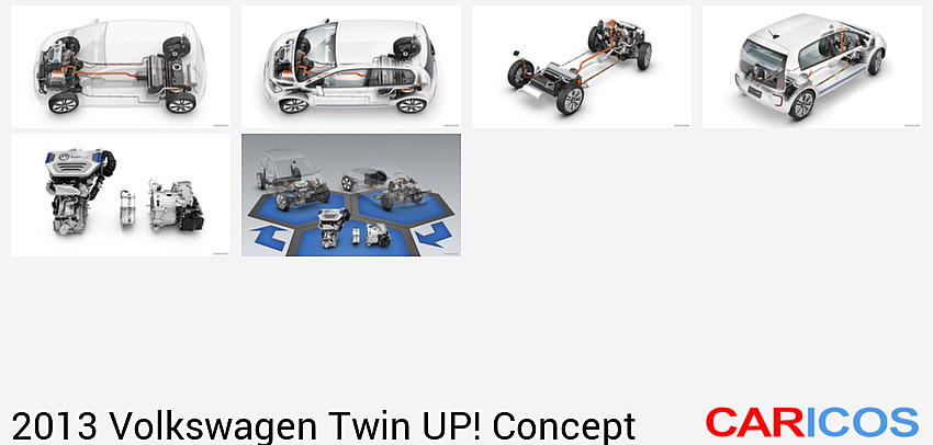 Volkswagen Twin UP! Concept | 2013MY |  Technology | Technical Drawing