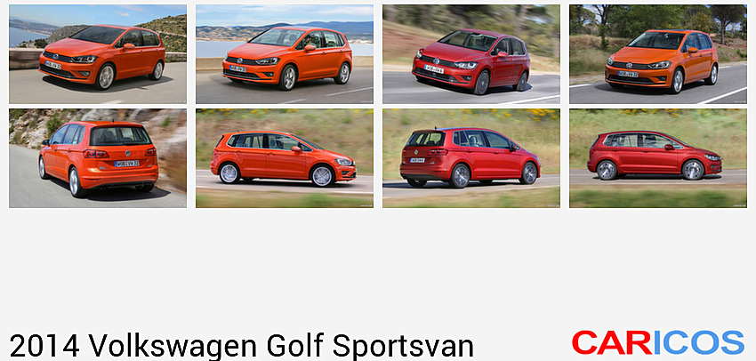 Volkswagen Golf Sportsvan | 2014MY |   | Front