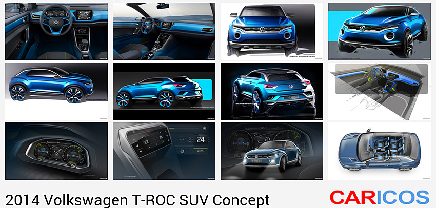 Volkswagen T-ROC SUV Concept | 2014MY |   | Interior