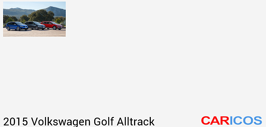 Volkswagen Golf Alltrack | 2015MY | and Family | Side