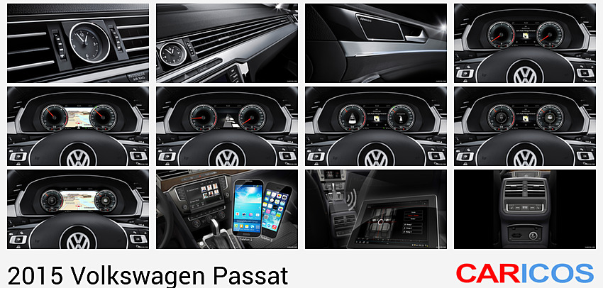 Volkswagen Passat | 2015MY | Clock | Interior Detail