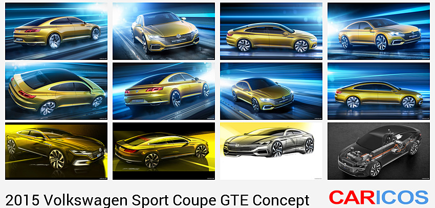 Volkswagen Sport Coupe GTE Concept | 2015MY |   | Design Sketch
