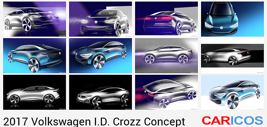 Volkswagen I.D. Crozz Concept | 2017MY | Design Sketch