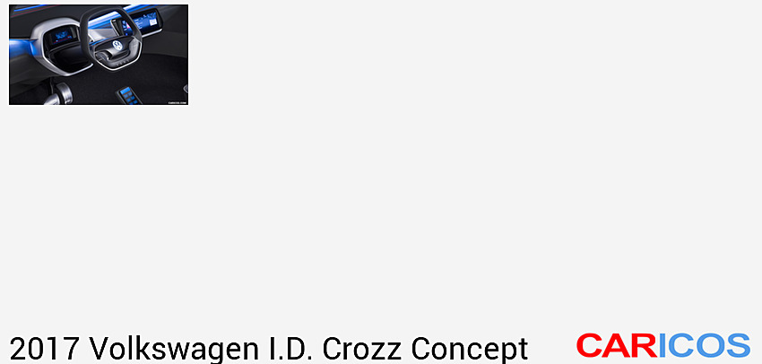 Volkswagen I.D. Crozz Concept | 2017MY | Interior, Steering Wheel