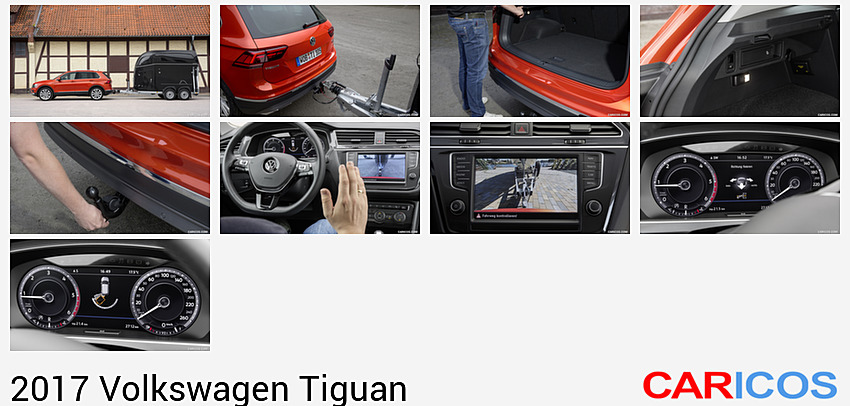 Volkswagen Tiguan | 2017MY |  with a Trailer | Side