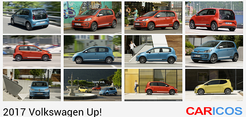 Volkswagen Up! | 2017MY | 4-Door | Rear Three-Quarter