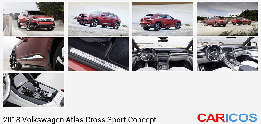 Volkswagen Atlas Cross Sport Concept | 2018MY | Front Three-Quarter