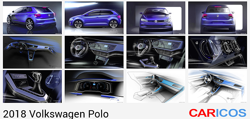 Volkswagen Polo | 2018MY | Design Sketch