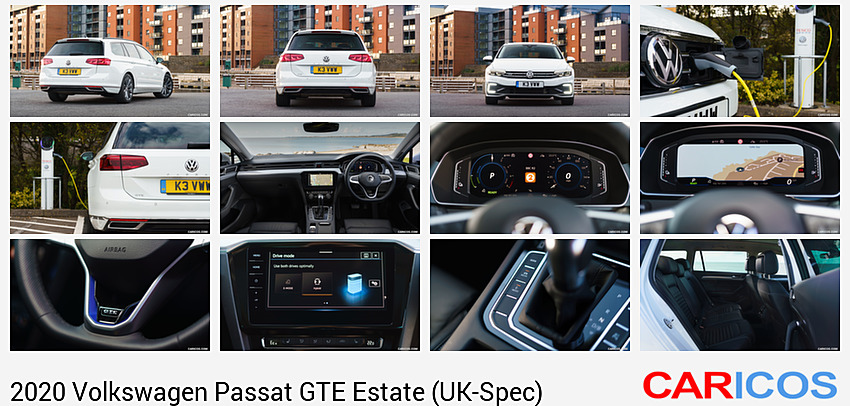 2020 Volkswagen Passat GTE Advance Estate (UK-Spec; Plug-In Hybrid) | Rear Three-Quarter