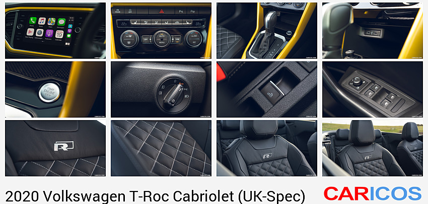 2020 Volkswagen T-Roc R-Line Cabriolet (UK-Spec) | Central Console