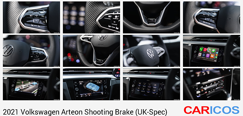 Volkswagen Arteon Shooting Brake (UK-Spec) | 2021MY | Interior, Steering Wheel