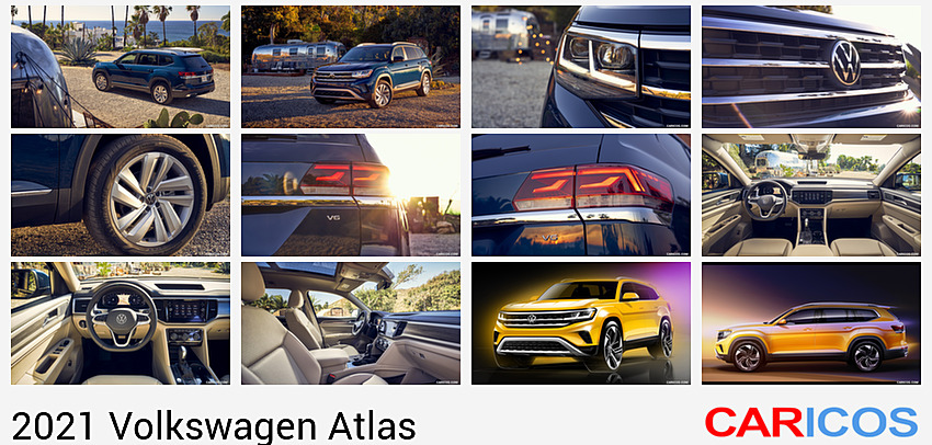 Volkswagen Atlas | 2021MY | Rear Three-Quarter