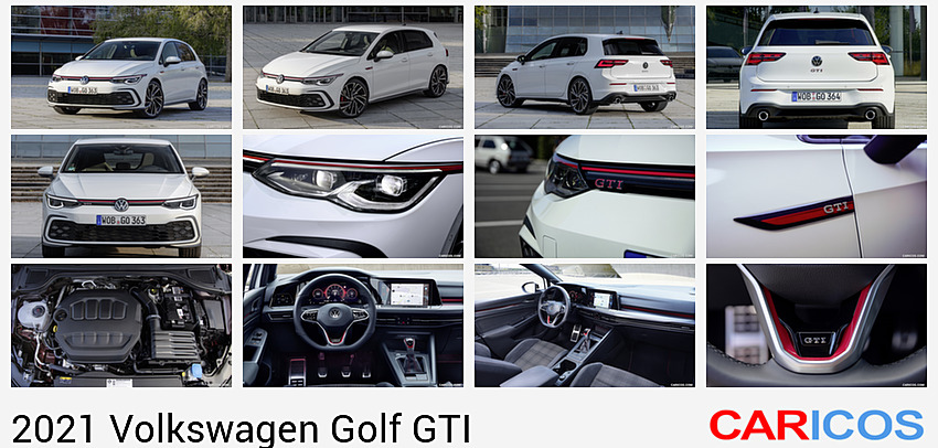 Volkswagen Golf GTI | 2021MY | Front Three-Quarter