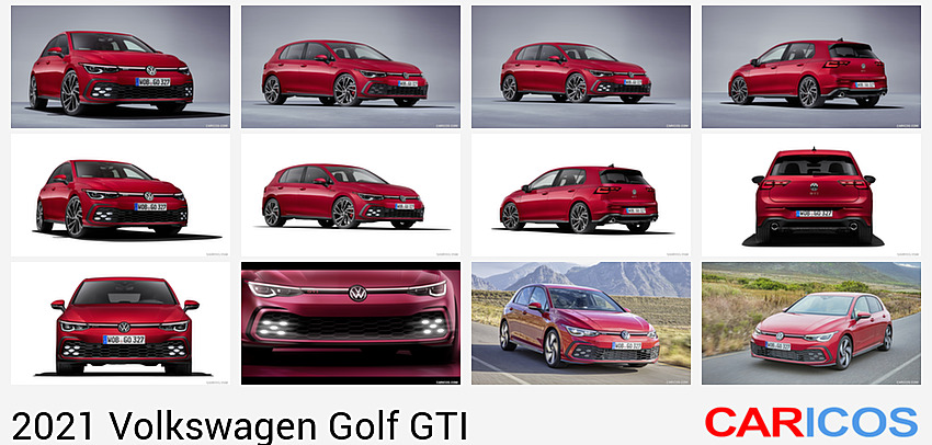 Volkswagen Golf GTI | 2021MY | Front Three-Quarter