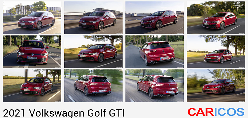 Volkswagen Golf GTI | 2021MY | Front Three-Quarter