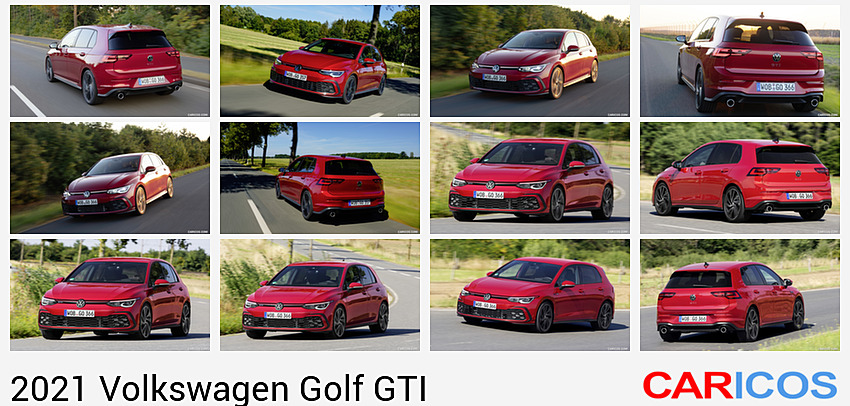 Volkswagen Golf GTI | 2021MY | Rear Three-Quarter