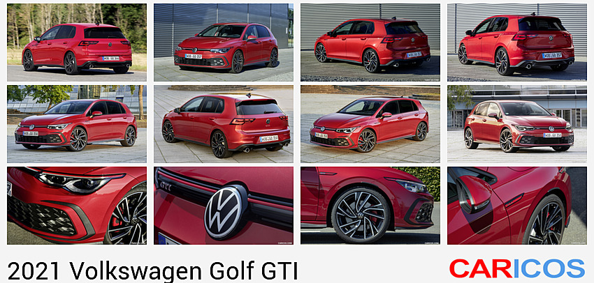 Volkswagen Golf GTI | 2021MY | Rear Three-Quarter