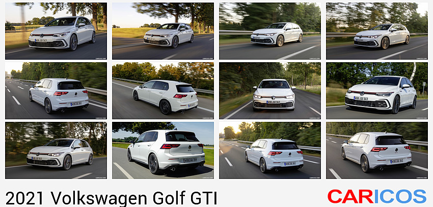 Volkswagen Golf GTI | 2021MY | Front Three-Quarter